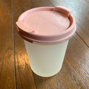 Tupperware Modular Mates 15oz Round 2 Rose Pink Parmesan Cheese Shaker Seal